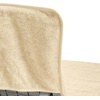 image:imageCotton Paradise 2 Piece Lounge Chair Towels with Pocket 32  86 inches Pool Chair Towels Soft and Absorbent Chaise Lounge Towels for Pool Light Gray 2 PieceBeige