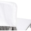image:imageCotton Paradise 2 Piece Lounge Chair Towels with Pocket 32  86 inches Pool Chair Towels Soft and Absorbent Chaise Lounge Towels for Pool Light Gray 2 PieceWhite