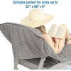 image:imageCotton Paradise 2 Piece Lounge Chair Towels with Pocket 32  86 inches Pool Chair Towels Soft and Absorbent Chaise Lounge Towels for Pool Light Gray 2 PieceLight Gray