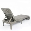 image:imageCotton Paradise 2 Piece Lounge Chair Towels with Pocket 32  86 inches Pool Chair Towels Soft and Absorbent Chaise Lounge Towels for Pool Light Gray 2 PieceLight Gray