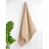 image:imageCotton Paradise 4 Piece Turkish Bath Towels for Bathroom 100 Cotton Extra Large Soft Plush Towels Bathroom Set Aqua BlueBeige