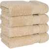 image:imageCotton Paradise 4 Piece Turkish Bath Towels for Bathroom 100 Cotton Extra Large Soft Plush Towels Bathroom Set Aqua BlueBeige