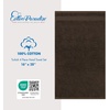 image:imageCotton Paradise 4 Piece Turkish Bath Towels for Bathroom 100 Cotton Extra Large Soft Plush Towels Bathroom Set Aqua BlueChocolate Brown