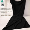 image:imageCotton Paradise 4 Piece Turkish Bath Towels for Bathroom 100 Cotton Extra Large Soft Plush Towels Bathroom Set Aqua BlueCoal Black