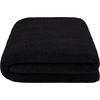 image:imageCotton Paradise 4 Piece Turkish Bath Towels for Bathroom 100 Cotton Extra Large Soft Plush Towels Bathroom Set Aqua BlueCoal Black