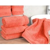 image:imageCotton Paradise 4 Piece Turkish Bath Towels for Bathroom 100 Cotton Extra Large Soft Plush Towels Bathroom Set Aqua BlueCoral