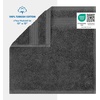 image:imageCotton Paradise 4 Piece Turkish Bath Towels for Bathroom 100 Cotton Extra Large Soft Plush Towels Bathroom Set Aqua BlueDark Gray
