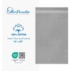 image:imageCotton Paradise 4 Piece Turkish Bath Towels for Bathroom 100 Cotton Extra Large Soft Plush Towels Bathroom Set Aqua BlueLight Grey