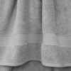 image:imageCotton Paradise 4 Piece Turkish Bath Towels for Bathroom 100 Cotton Extra Large Soft Plush Towels Bathroom Set Aqua BlueLight Grey