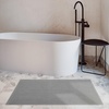 image:imageCotton Paradise 4 Piece Turkish Bath Towels for Bathroom 100 Cotton Extra Large Soft Plush Towels Bathroom Set Aqua BlueLight Grey