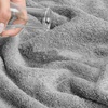 image:imageCotton Paradise 4 Piece Turkish Bath Towels for Bathroom 100 Cotton Extra Large Soft Plush Towels Bathroom Set Aqua BlueLight Grey