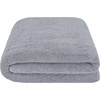 image:imageCotton Paradise 4 Piece Turkish Bath Towels for Bathroom 100 Cotton Extra Large Soft Plush Towels Bathroom Set Aqua BlueLight Grey