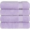 image:imageCotton Paradise 4 Piece Turkish Bath Towels for Bathroom 100 Cotton Extra Large Soft Plush Towels Bathroom Set Aqua BlueLilac