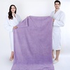 image:imageCotton Paradise 4 Piece Turkish Bath Towels for Bathroom 100 Cotton Extra Large Soft Plush Towels Bathroom Set Aqua BlueLilac