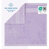 image:imageCotton Paradise 4 Piece Turkish Bath Towels for Bathroom 100 Cotton Extra Large Soft Plush Towels Bathroom Set Aqua BlueLilac