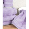 image:imageCotton Paradise 4 Piece Turkish Bath Towels for Bathroom 100 Cotton Extra Large Soft Plush Towels Bathroom Set Aqua BlueLilac