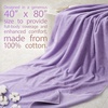 image:imageCotton Paradise 4 Piece Turkish Bath Towels for Bathroom 100 Cotton Extra Large Soft Plush Towels Bathroom Set Aqua BlueLilac
