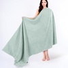 image:imageCotton Paradise 4 Piece Turkish Bath Towels for Bathroom 100 Cotton Extra Large Soft Plush Towels Bathroom Set Aqua BlueMint Green