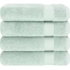 image:imageCotton Paradise 4 Piece Turkish Bath Towels for Bathroom 100 Cotton Extra Large Soft Plush Towels Bathroom Set Aqua BlueMint Green