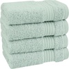 image:imageCotton Paradise 4 Piece Turkish Bath Towels for Bathroom 100 Cotton Extra Large Soft Plush Towels Bathroom Set Aqua BlueMint Green