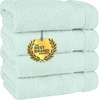 image:imageCotton Paradise 4 Piece Turkish Bath Towels for Bathroom 100 Cotton Extra Large Soft Plush Towels Bathroom Set Aqua BlueMint Green