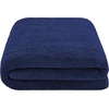 image:imageCotton Paradise 4 Piece Turkish Bath Towels for Bathroom 100 Cotton Extra Large Soft Plush Towels Bathroom Set Aqua BlueNavy Blue
