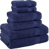 image:imageCotton Paradise 4 Piece Turkish Bath Towels for Bathroom 100 Cotton Extra Large Soft Plush Towels Bathroom Set Aqua BlueNavy Blue