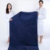 image:imageCotton Paradise 4 Piece Turkish Bath Towels for Bathroom 100 Cotton Extra Large Soft Plush Towels Bathroom Set Aqua BlueNavy Blue