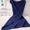 image:imageCotton Paradise 4 Piece Turkish Bath Towels for Bathroom 100 Cotton Extra Large Soft Plush Towels Bathroom Set Aqua BlueNavy Blue