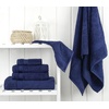image:imageCotton Paradise 4 Piece Turkish Bath Towels for Bathroom 100 Cotton Extra Large Soft Plush Towels Bathroom Set Aqua BlueNavy Blue