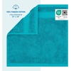 image:imageCotton Paradise 4 Piece Turkish Bath Towels for Bathroom 100 Cotton Extra Large Soft Plush Towels Bathroom Set Aqua BlueOcean Aqua