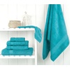 image:imageCotton Paradise 4 Piece Turkish Bath Towels for Bathroom 100 Cotton Extra Large Soft Plush Towels Bathroom Set Aqua BlueOcean Aqua