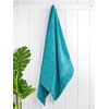 image:imageCotton Paradise 4 Piece Turkish Bath Towels for Bathroom 100 Cotton Extra Large Soft Plush Towels Bathroom Set Aqua BlueOcean Aqua