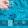 image:imageCotton Paradise 4 Piece Turkish Bath Towels for Bathroom 100 Cotton Extra Large Soft Plush Towels Bathroom Set Aqua BlueOcean Aqua