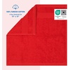 image:imageCotton Paradise 4 Piece Turkish Bath Towels for Bathroom 100 Cotton Extra Large Soft Plush Towels Bathroom Set Aqua BlueRed