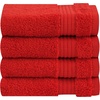 image:imageCotton Paradise 4 Piece Turkish Bath Towels for Bathroom 100 Cotton Extra Large Soft Plush Towels Bathroom Set Aqua BlueRed