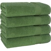 image:imageCotton Paradise 4 Piece Turkish Bath Towels for Bathroom 100 Cotton Extra Large Soft Plush Towels Bathroom Set Aqua BlueSage Green