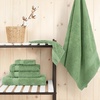 image:imageCotton Paradise 4 Piece Turkish Bath Towels for Bathroom 100 Cotton Extra Large Soft Plush Towels Bathroom Set Aqua BlueSage Green