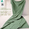 image:imageCotton Paradise 4 Piece Turkish Bath Towels for Bathroom 100 Cotton Extra Large Soft Plush Towels Bathroom Set Aqua BlueSage Green
