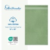 image:imageCotton Paradise 4 Piece Turkish Bath Towels for Bathroom 100 Cotton Extra Large Soft Plush Towels Bathroom Set Aqua BlueSage Green