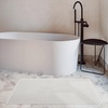 image:imageCotton Paradise 4 Piece Turkish Bath Towels for Bathroom 100 Cotton Extra Large Soft Plush Towels Bathroom Set Aqua BlueSilver Grey