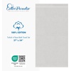 image:imageCotton Paradise 4 Piece Turkish Bath Towels for Bathroom 100 Cotton Extra Large Soft Plush Towels Bathroom Set Aqua BlueSilver Grey