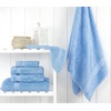 image:imageCotton Paradise 4 Piece Turkish Bath Towels for Bathroom 100 Cotton Extra Large Soft Plush Towels Bathroom Set Aqua BlueSky Blue