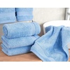 image:imageCotton Paradise 4 Piece Turkish Bath Towels for Bathroom 100 Cotton Extra Large Soft Plush Towels Bathroom Set Aqua BlueSky Blue