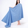 image:imageCotton Paradise 4 Piece Turkish Bath Towels for Bathroom 100 Cotton Extra Large Soft Plush Towels Bathroom Set Aqua BlueSky Blue