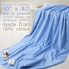 image:imageCotton Paradise 4 Piece Turkish Bath Towels for Bathroom 100 Cotton Extra Large Soft Plush Towels Bathroom Set Aqua BlueSky Blue
