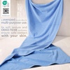 image:imageCotton Paradise 4 Piece Turkish Bath Towels for Bathroom 100 Cotton Extra Large Soft Plush Towels Bathroom Set Aqua BlueSky Blue