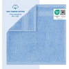 image:imageCotton Paradise 4 Piece Turkish Bath Towels for Bathroom 100 Cotton Extra Large Soft Plush Towels Bathroom Set Aqua BlueSky Blue
