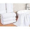 image:imageCotton Paradise 4 Piece Turkish Bath Towels for Bathroom 100 Cotton Extra Large Soft Plush Towels Bathroom Set Aqua BlueSnow White