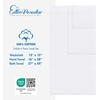 image:imageCotton Paradise 4 Piece Turkish Bath Towels for Bathroom 100 Cotton Extra Large Soft Plush Towels Bathroom Set Aqua BlueSnow White